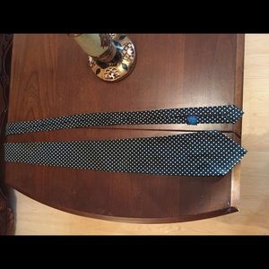 Rhodia woven in Franc polka dot tie black/Sliver